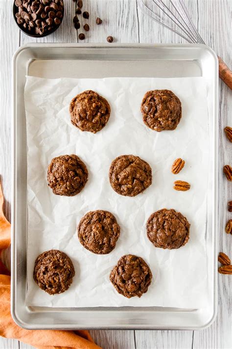 Double Chocolate Pecan Toffee Cookies Goodie Godmother