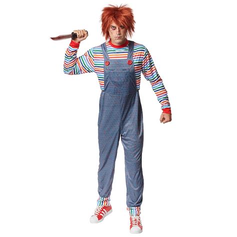 Standard Blue Polyester Halloween Mens Costume At