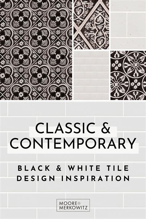 Striking Black And White Tile Designs For Your Home Timeless And