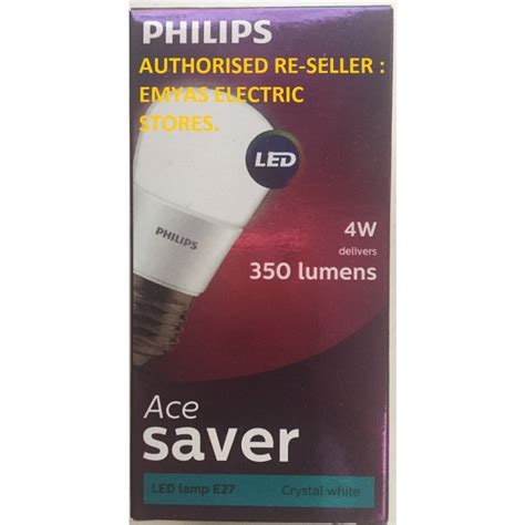 Watt Philips Ace Saver Led Bulb Cool Daylight E At Rs Box In