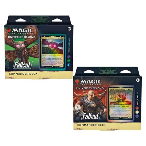 Magic The Gathering Fallout Commander Deck Display 4ct Wcmgfocom