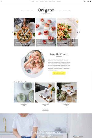 Food Blog WordPress Theme Pinch Of Salt Kotryna Bass