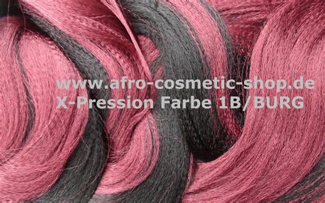 X Pression Ultra Braid Color 1b Burg Afro Cosmetic Shop