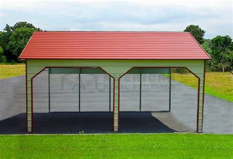 Two Car Carports - Custom Double Car Carports at Best Prices