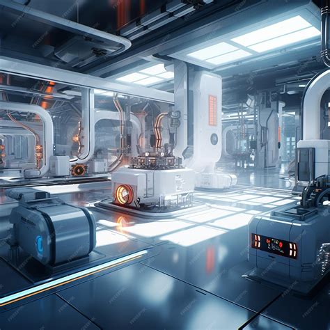 Premium AI Image | Future science lab