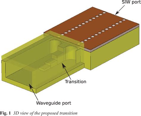 Pdf A Low‐loss Ka‐band Waveguide To Substrate Integrated Waveguide