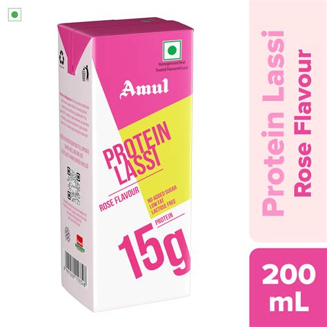 Amul High Protein Rose Lassi Amul The Taste Of India Amul The