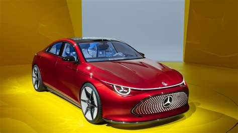 Mercedes Benz Cla Electric Concept Revealed With Km Range Based On