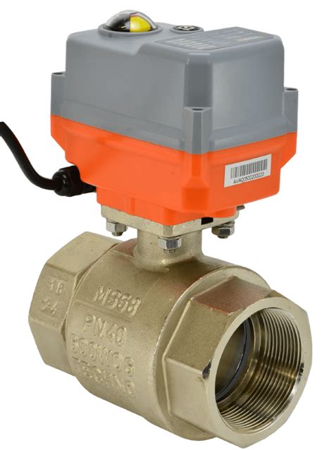 Electric WRAS Brass Ball Valve With AVA Basic Actuator For Drinking Water