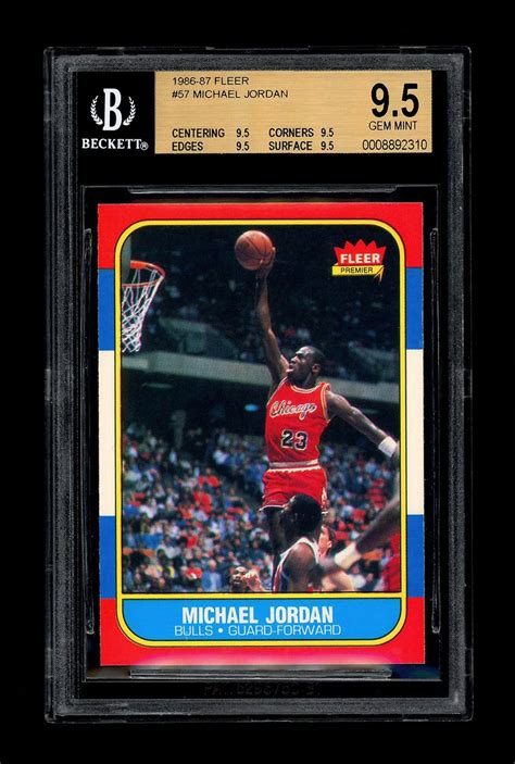 Michael Jordan 1986 Fleer RC BGS 9 5 Rick Shinn Flickr