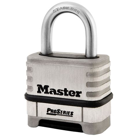 Master Lock Stainless Steel Combination Lock Bunnings Warehouse