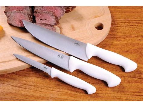 Set Cuchillos Cocina Mango Blanco Mor Pzs Garageimpo En