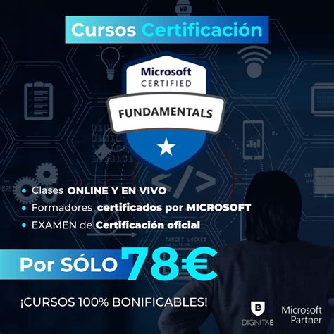 Certificaciones Microsoft Fundamentals Cursos Oficiales DIGNITAE