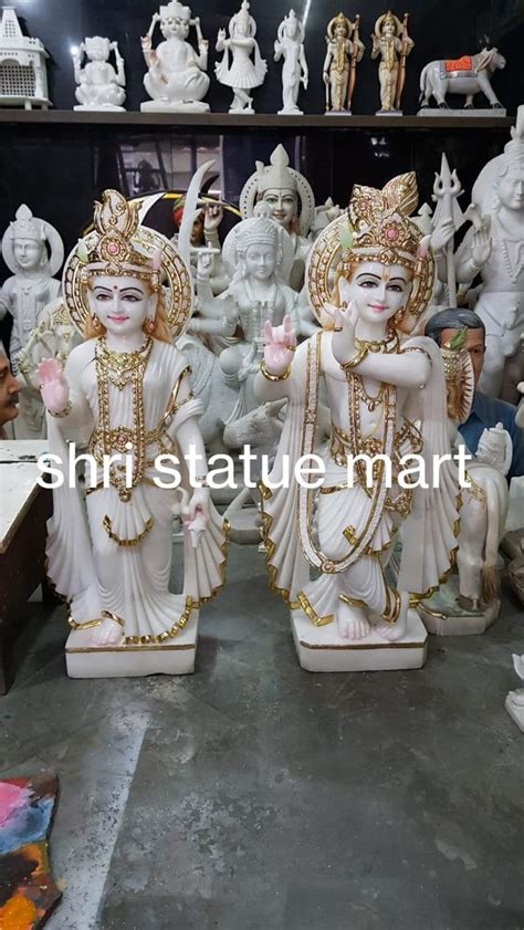 Marble Radha Krishna Statue Temple At Rs 45000 In Jaipur ID 26954621873