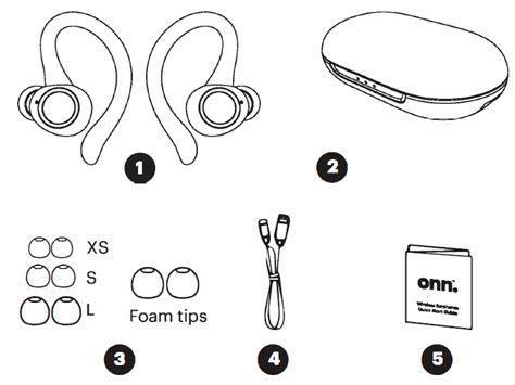 Onn Bluetooth Earbuds Aaablk100024301 Manual Itsmanual