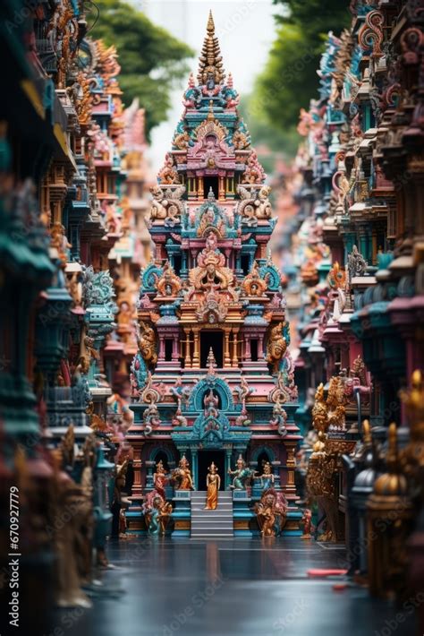 Intricate architecture of the Meenakshi Amman Temple in Madurai ...