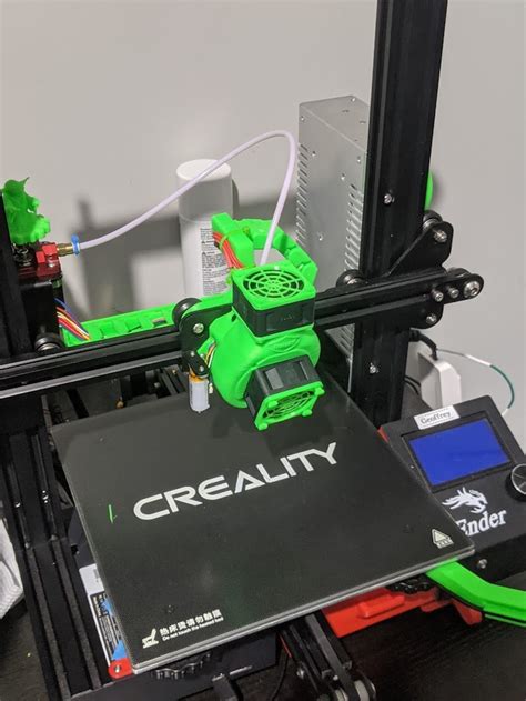 D Printed Ender V Pro Max Dual Mm Axial Fan Hot End Duct Fang Cr Micro