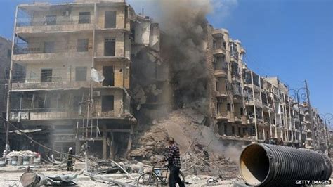 Syrias Economy Cut In Half By Conflict Bbc News