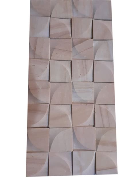 Beige 3D Stone Mosaic Tile Size 600x400 Mm At Rs 140 Piece In Kolkata