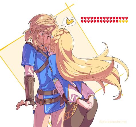 Botw Link X Zelda Art By Ebiebieshrimp Rzelda