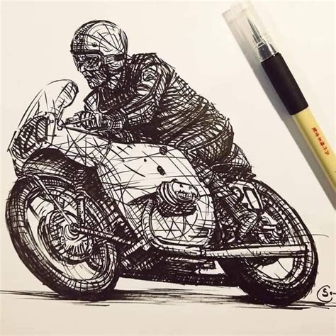 Pin By Quique Maqueda On Motorcycle Artworks Motorcycle Artwork