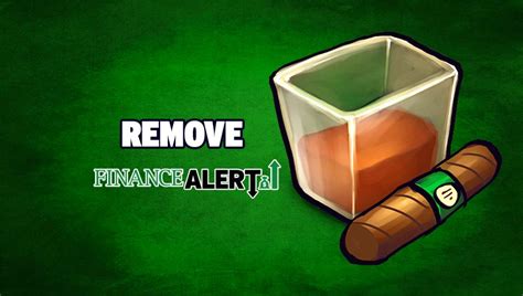 remove finance alert   remove