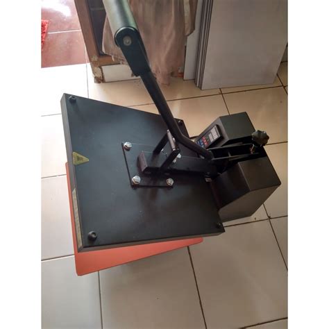 Mesin Hot Press Heat Press Hotpress Heatpress 38x38 Cm 900 Watt Shopee Indonesia