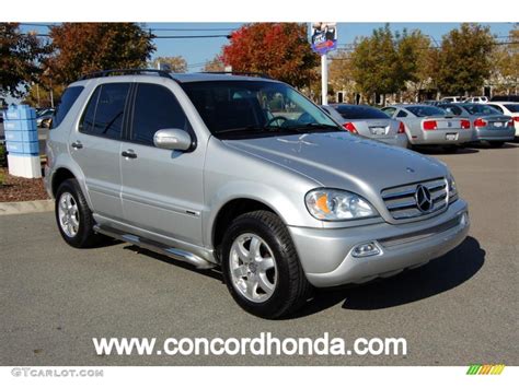 Brilliant Silver Metallic Mercedes Benz Ml Matic