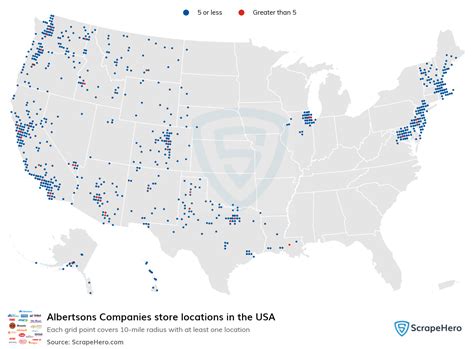Albertsons Division Offices Map
