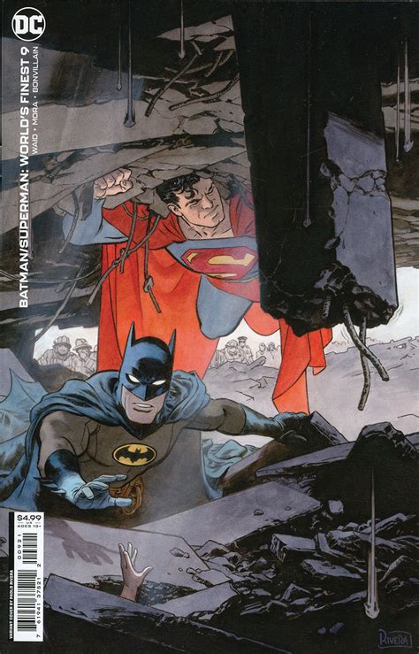 Batman Superman Worlds Finest 9 Cover B Variant Paolo Rivera Card