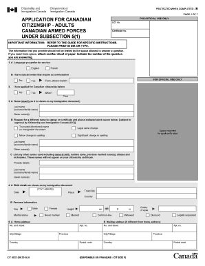 Fillable Online Cic Gc Cit E Fax Email Print Pdffiller