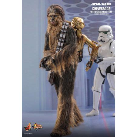 Chewbacca With Disassembled C 3PO Hot Toys MMS766 Star Wars Figure