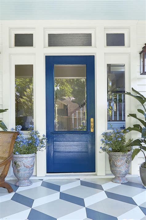 Brilliant Blue - Indigo (#SW 6531); Sherwin-Williams (Notice the porch ...