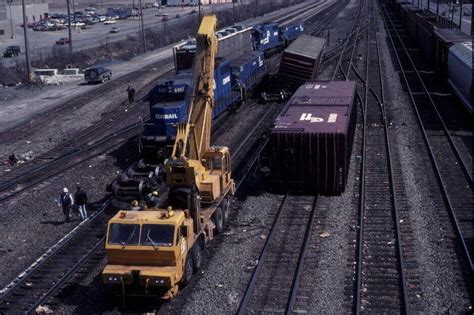 CONRAIL DERAILMENT Original Railroad/Railway Slide 3 SLIDES | #3787992546