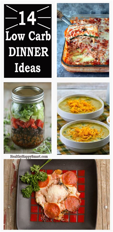 14 Low Carb Dinner Ideas - Healthy.Happy.Smart.