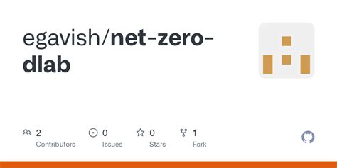 GitHub Egavish Net Zero Dlab