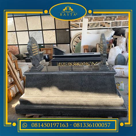 Desain Kijing Makam Kristen Model Mataram Tumpuk Bahan Granit Impala