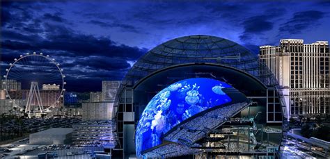 The Msg Sphere Las Vegas Newest Iconic Entertainment Venue Comped