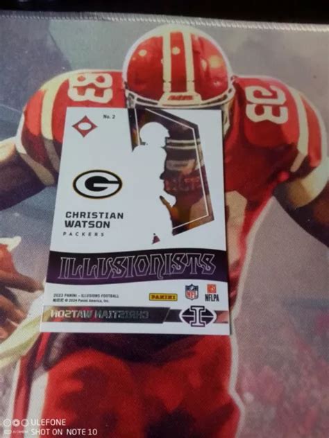 2023 PANINI ILLUSIONS Football Christian Watson Green Bay Packers