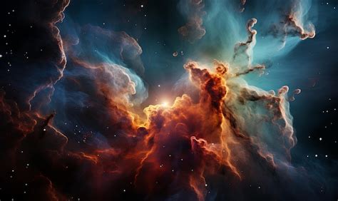 giant star illuminating  night sky premium ai generated image