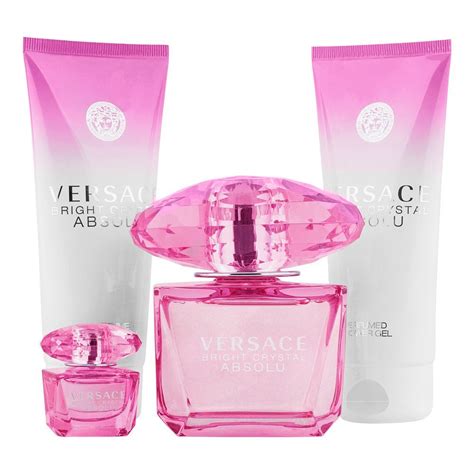 Buy Versace Bright Crystal Absolu Perfume Set For Women Edp 90ml Edp 5ml Shower Gel Body