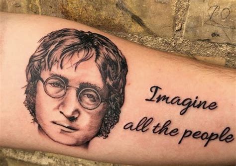 John Lennon Imagine Tattoo