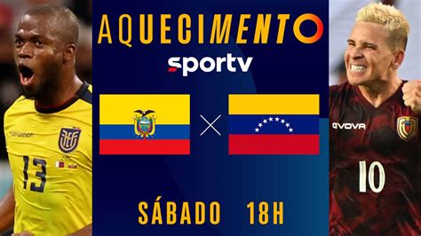 Equador X Venezuela Aquecimento Ao Vivo E Imagens Copa Am Rica