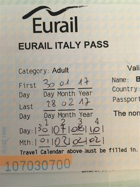 Using A Train Pass In Italy Trem Italia Passo A Passo