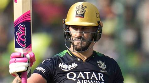 IPL 2024 RCB Skipper Faf Du Plessis Penalized Rs 12 Lakh For Slow Over