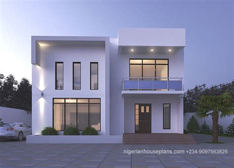 Four Bedroom Modern Duplex House Designs In Nigeria Nigerian Building