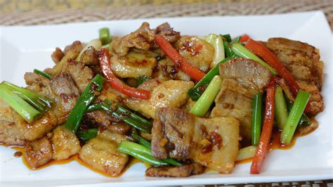 Twice Cooked Pork 回锅肉 Twice Cooked Pork Asian Recipes Chinese Cooking Wine