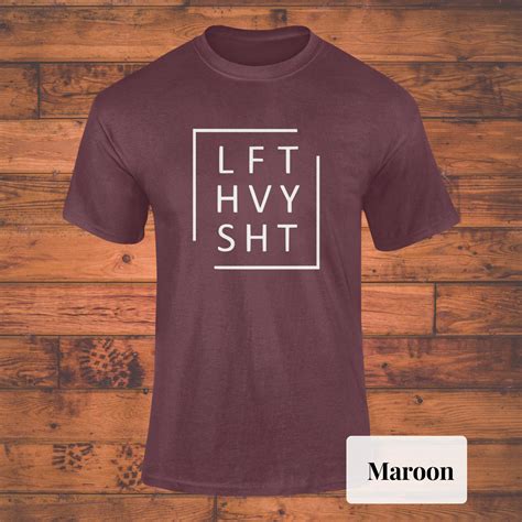 Lft Hvy Sht Shirt Lifting Workout Shirt Gym Workout Etsy