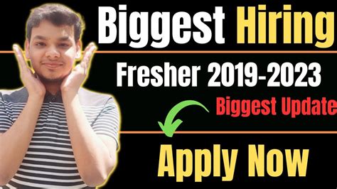 Biggest Hiring For Batch Latest Off Campus Job Drive