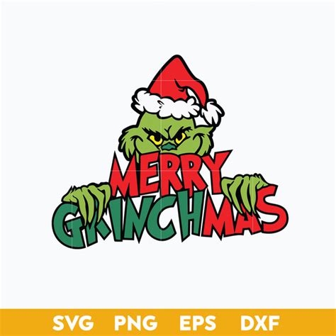 Merry Grinchmas Christmas Svg Grinch Svg Christmas Svg Dig Inspire